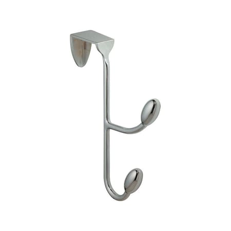 Interdesign iDesign Silver Steel Medium Orbinni Over the Door Double Hook 10 lb. cap. 1 pk 76500